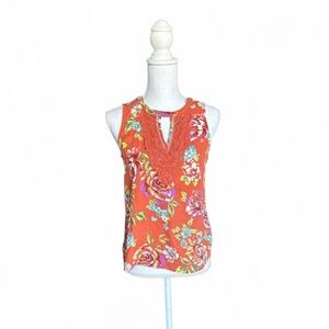 Daniel Rainn NWT Stitch Fix Burnt Orange Quin Sleeveless Top Petite XSmall NWT